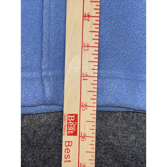 Lands End Women's Anyweather Fleece Anti Static Full Zip Jacket In Blue Size: L - Picture 7 of 9